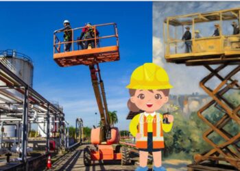 मोबाइल एलिवेटिंग वर्क प्लेटफ़ॉर्म (MEWPs)  खतरों को ठीक से नियंत्रित किया जाना चाहिए।